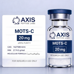 MOTS-C 20mg research vial — Axis Peptide Labs