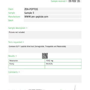 Retatrutide Lab Test Results — Axis Peptide Labs