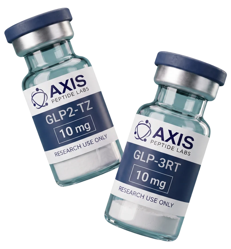 GLP2-TZ 10 mg and GLP-3RT 10 mg research vials
