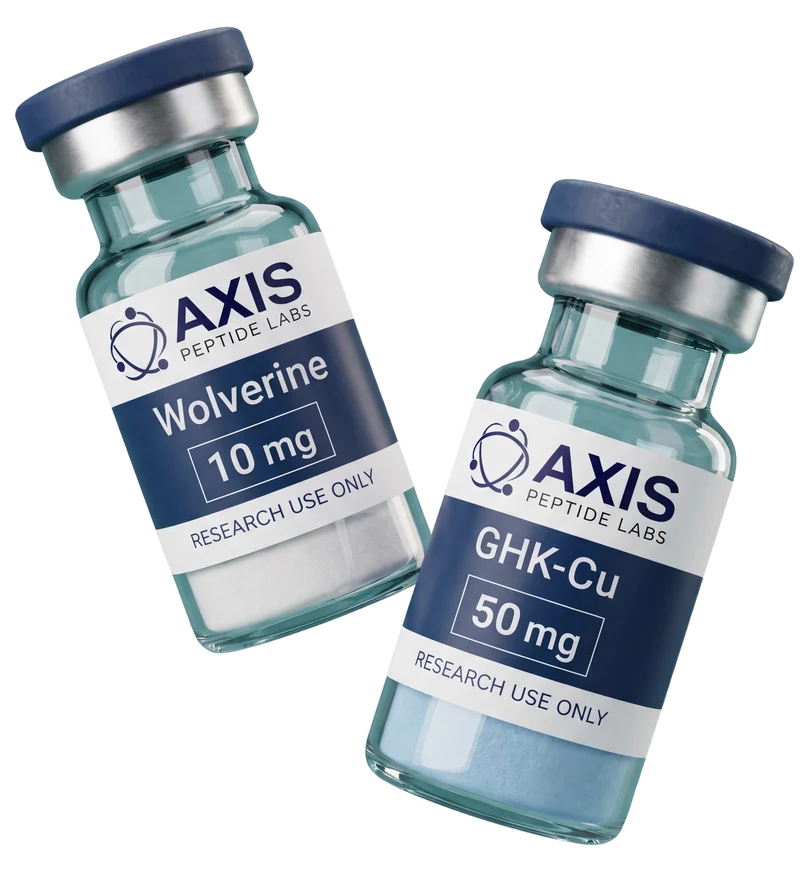 Wolverine 10 mg and GHK-Cu 50 mg research vials